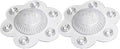 2-Pack Hair Catcher Drain Cover – 5" Dome-Shaped Soft PVC by DependableIndustries