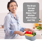 Sink Drain Strainer Basket, Abnaok Multifunction Sink Strainer Kitchen Food - Image 8