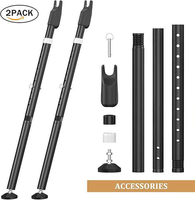 Sliding Door Security Bar and 2-in-1 Sliding Glass Door Stoppers Security - Image 6