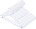 50 Pack White Baby Nursery Closet Hangers, Anti-Slip Laundry Infant Pant Hanger by VIIBASE