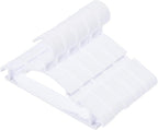 50 Pack White Baby Nursery Closet Hangers, Anti-Slip Laundry Infant Pant Hanger by VIIBASE