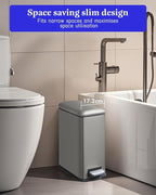 Trash Can, 2.6 Gallon Bathroom Trash Can - Image 3
