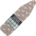 Ironing Board Cover and Pad Standard Size 15" x 54", 3 Pairs of Hook and Loop by LCLW
