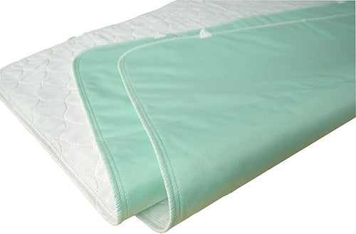 2 Pack Cotton Top Quilted Underpad, Waterproof Extra Absorbent Use - Image 2