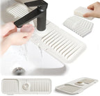 Kitchen Silicone Sink Splash Guard, 5° Slope Type Design Sink Mat, Sink Faucet by GCFTIFF