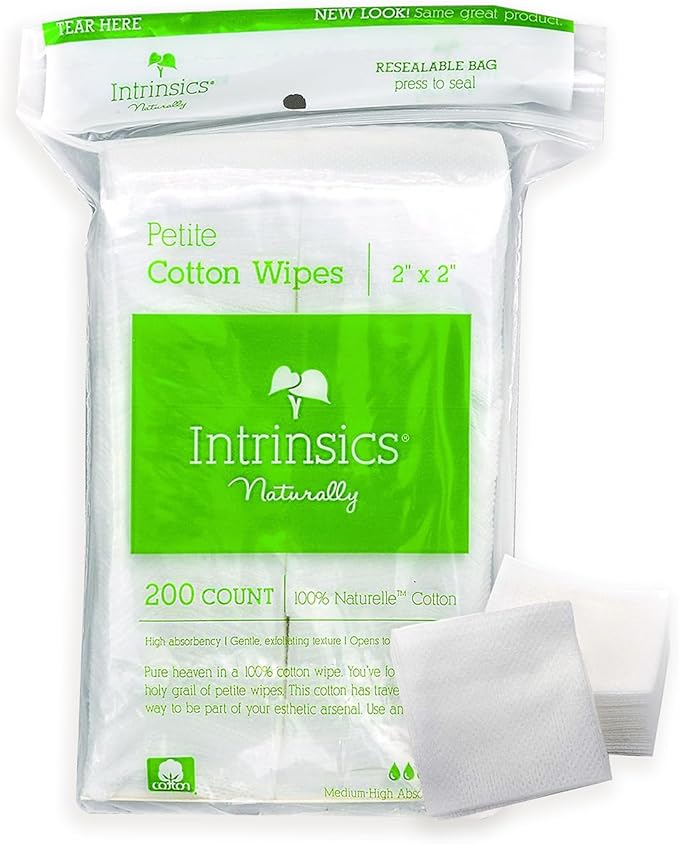 Intrinsics Petite 2x2 Cotton Squares | 4-Ply Cotton Pads by Intrinsics%C2%AE