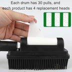 Rubber Pet Hair Removal Brush Lint & Hair Removal Cat Dog Hair Remover Brush - Image 4