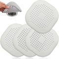 4 Pack Drain Hair Catcher Durable Silicone Hair Stopper Shower Drain Covers by QiyuanLS