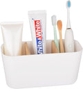 Toothbrush Holders for Bathrooms, Bamboo Tooth Brush Holder by Heagoale