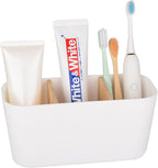 Toothbrush Holders for Bathrooms, Bamboo Tooth Brush Holder by Heagoale