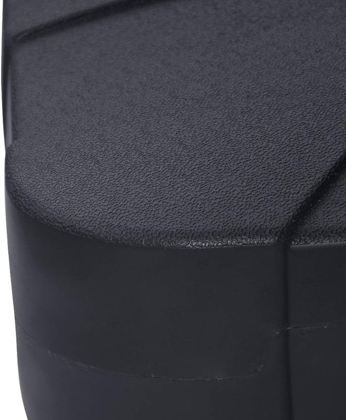 EliteShade USA 33" x 33" Offset Patio Umbrella Base Sand/Water Filled Square Umbrella Stand,Black - Image 8