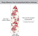 Coconut Tree Print Cover for Ironing Board, Scorch Resistant Ironing Board Cover - Image 5