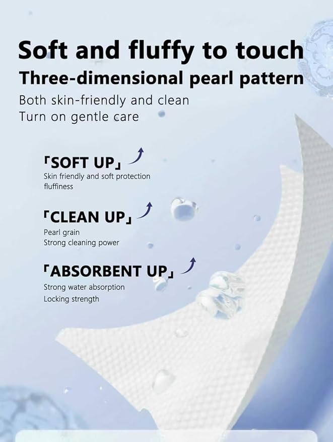 Disposable Face Towels, Biodegradable Dry Wipes - Image 2