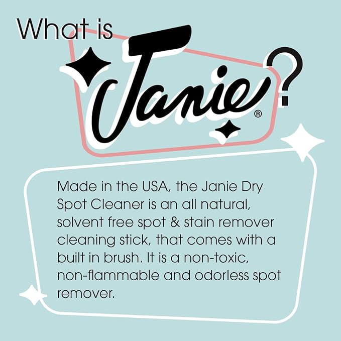 Janie Dry Stick Spot Cleaner – Instant Stain Remover Stick - Image 6