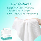 Disposable Face Towels, Facial Cleansing Cloths, Extra Soft Makeup Removing - Image 7