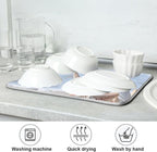 Starfishes Beach Seashells Dish Drying Mat - Image 7