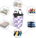 Floral Laundry Basket Flowers Foldable Laundry Hamper Vintage Collapsible - Image 5