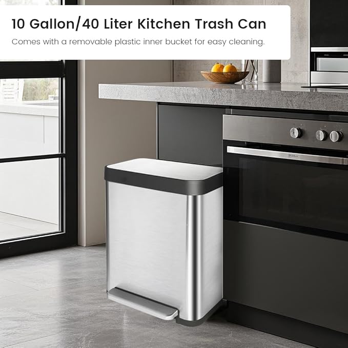 10 Gallon Ktichen Trash Can - Image 2