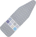 Ironing Board Cover and Pad Standard Size 15 x 54, 3 Pairs of Hook and Loop by LCLW