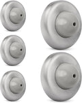 5 Pack Convex Wall Door Bumper Stop Brushed Satin Nickel – 2-1/2” Outside by KOVOSCH