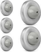 5 Pack Convex Wall Door Bumper Stop Brushed Satin Nickel – 2-1/2” Outside by KOVOSCH