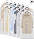 12-Pack 48-Inch Clear Garment Bags by VOSIGREEN