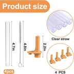 XANGNIER Replacement Straws and Bite Valve Compatible - Image 4