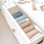 Konssy 7-Pack Ultra Soft Muslin Cotton Face Wash Cloths, Reusable Absorbent - Image 8