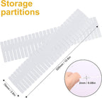 100 PCS Premium DIY Drawer Dividers, Adjustable Drawer Organizers - Image 2