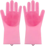 Silicone Dishwashing Gloves, Reusable Kitchen Gloves by Unknown