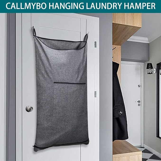 XL Hanging Hamper, Over The Door Hamper - Image 8