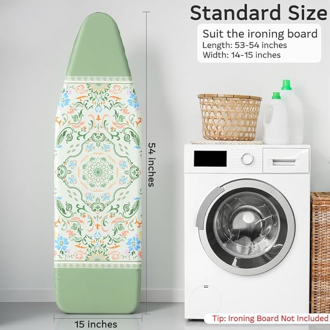 FIOBEE Ironing Board Cover and Pad Extra Thick Iron Board Pad - Image 6