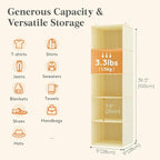Lifewit 5 Tier Hanging Closet Organizer and Storage - Image 3