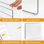 JUPELI Foil and Plastic Wrap Organizer, Expandable Kitchen Pantry Storage - Image 6