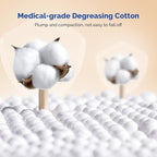 JMU 500 Count 6 Inch Long Cotton Swabs - Image 2
