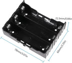 6pcs 18650 Battery Case Holder 3 Slots X 3.7V 18650 Battery Storage Box - Image 3
