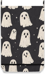 Cute Halloween Ghost Black Hanging Laundry Hamper Door Hampers Bag Basket - Image 2