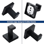 Towel Hooks for Bathrooms, Matte Black Towel Hook for Kitchen Bathroom - Image 7