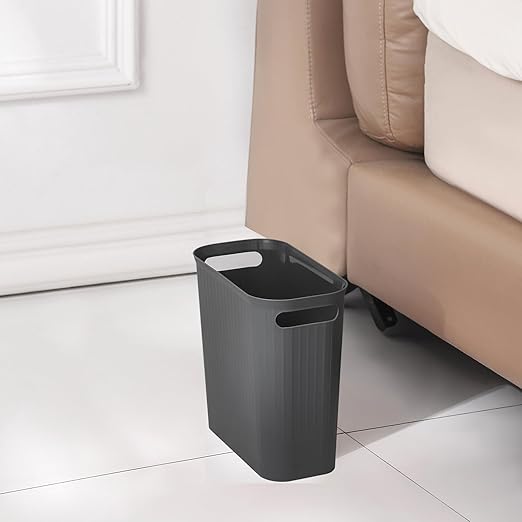 rejomiik Small Trash Can, 3.5 Gallon Garbage Can Slim Waste Basket Plastic - Image 4