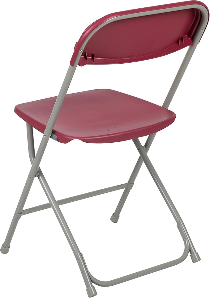Flash Furniture Hercules Series Plastic Folding Chair - Red - 4 Pack 650LB Weight Capacity Comfortable Event Chair-Lightweight Folding Chair - Image 10