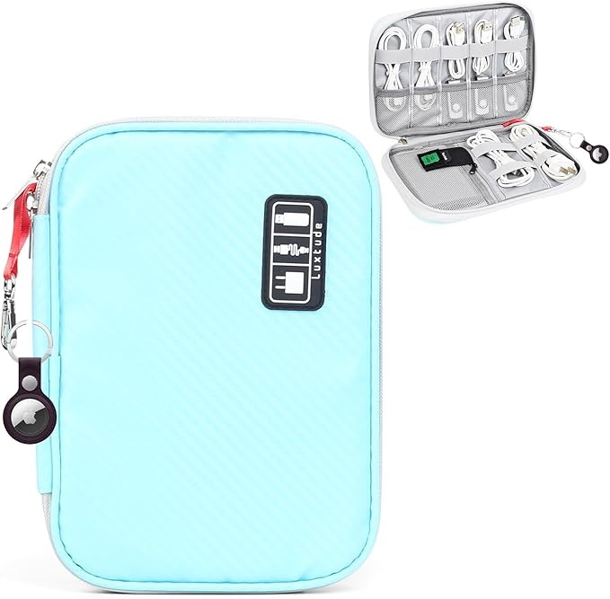 Luxtude Cable Organizer Bag, Travel Cord Organizer Bag, Electronic Organizer by Luxtude