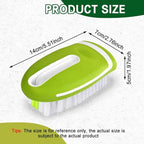 Carpet and Upholstery Cleaning Brush, Stiff Bristle Carpet Detailing Scrubber - Image 2