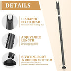 Sliding Door Security Bar and 2-in-1 Sliding Glass Door Stoppers Security - Image 7