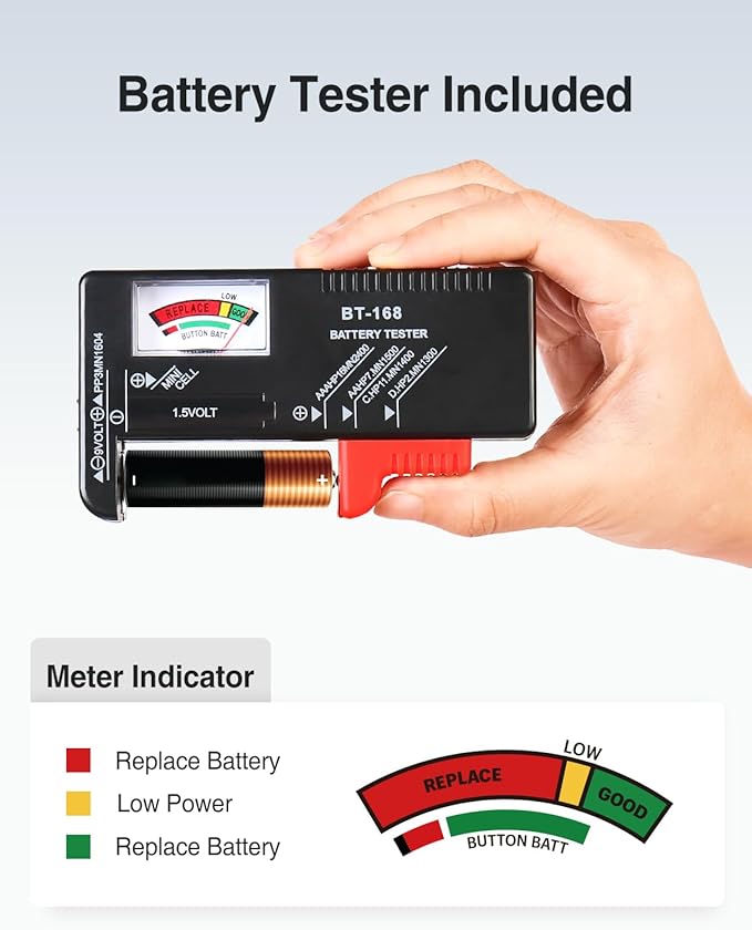 Luxtude Battery Organizer Storage Case - Image 4