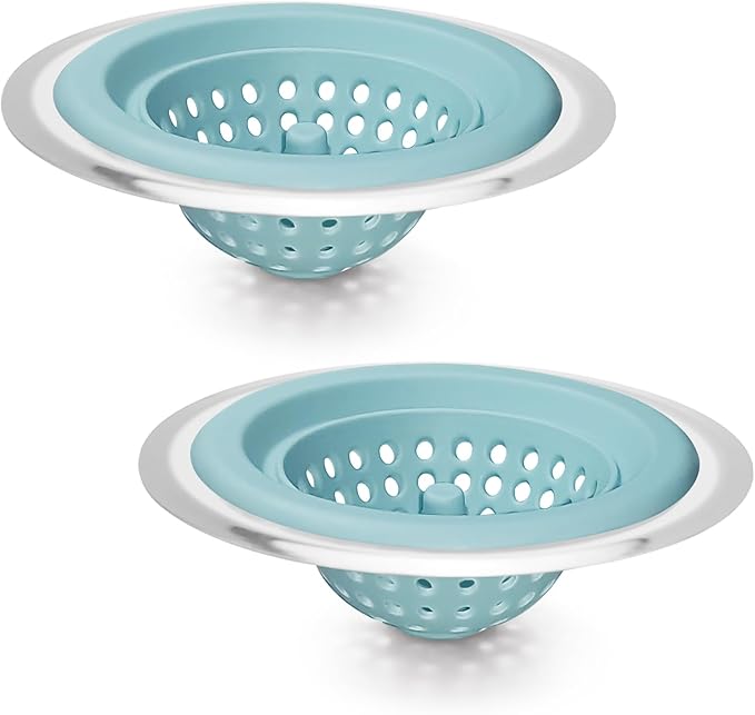 2 PCS Kitchen Stainless Silicone Sink Strainer, 4.5 inch Diameter… by Unknown