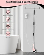 Electric Spin Scrubber for Cleaning Bathroom, Shower Scrubber Cordless Cleaning - Image 6
