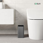 Cesun Small Bathroom Trash Can, 2.1 Gallons, Stainless Steel, Home Office - Image 2