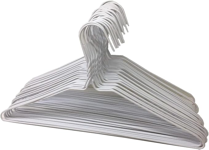 Pack of 30 Wire Hangers Steel Metal Drip Dry Coat Clothes Hangers -Metal Coat - Image 6