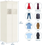 Zilink Long Dress Bag for Hanging Clothes 65" Dress Bags for Gowns Long - Image 4