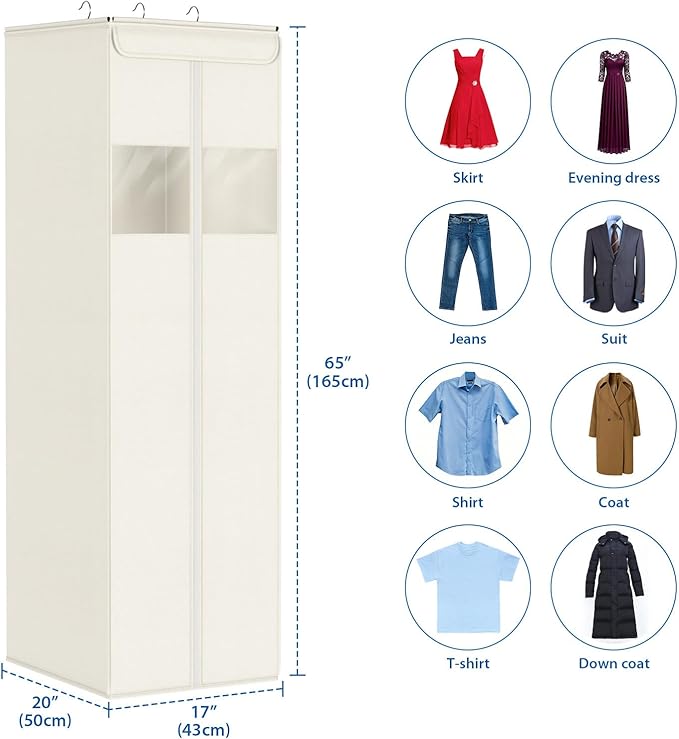 Zilink Long Garment Bags for Gowns 65" Dress Bags for Gowns - Image 4